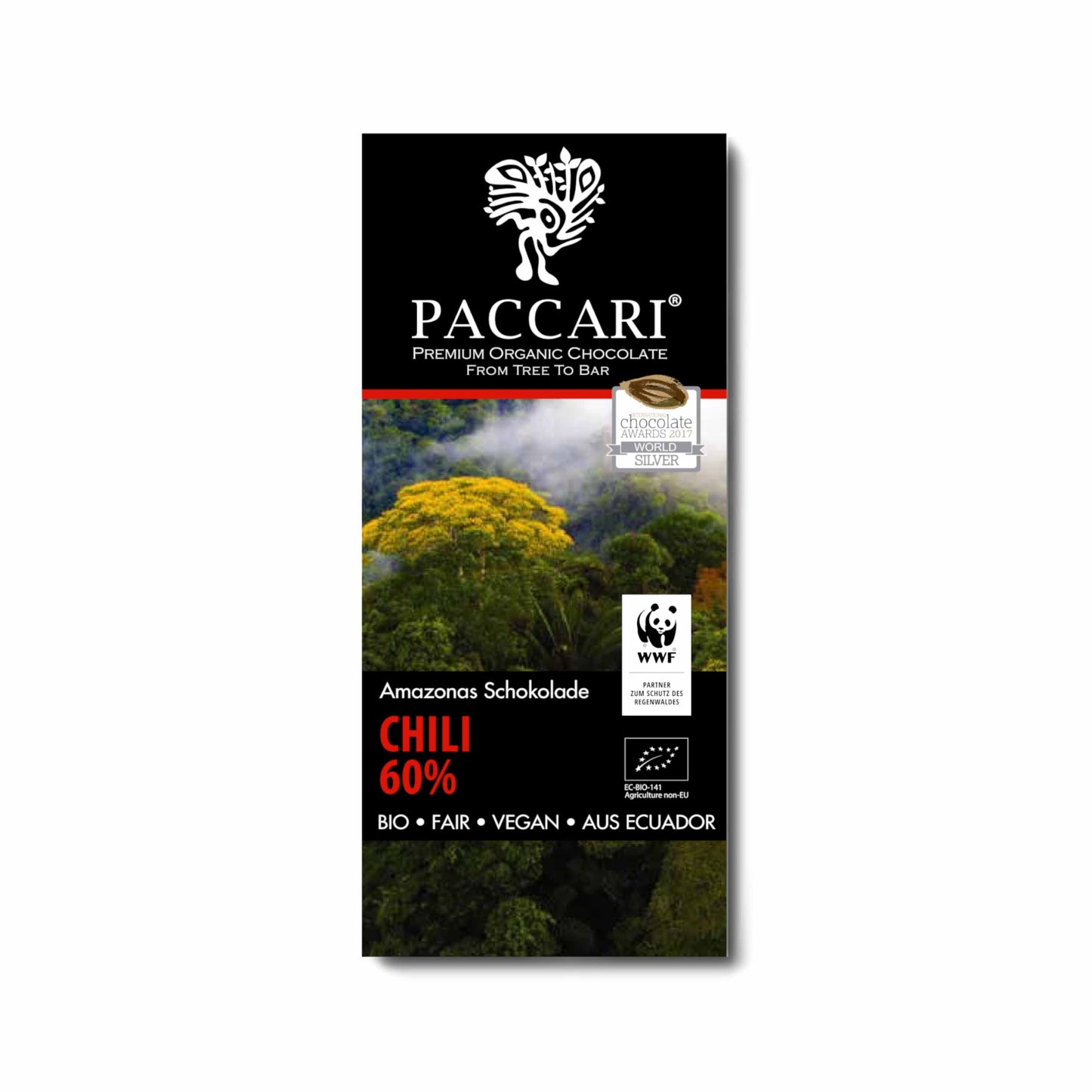 Paccari, Bio Schokolade, WWF Sonderedition, Chili, Ecuador