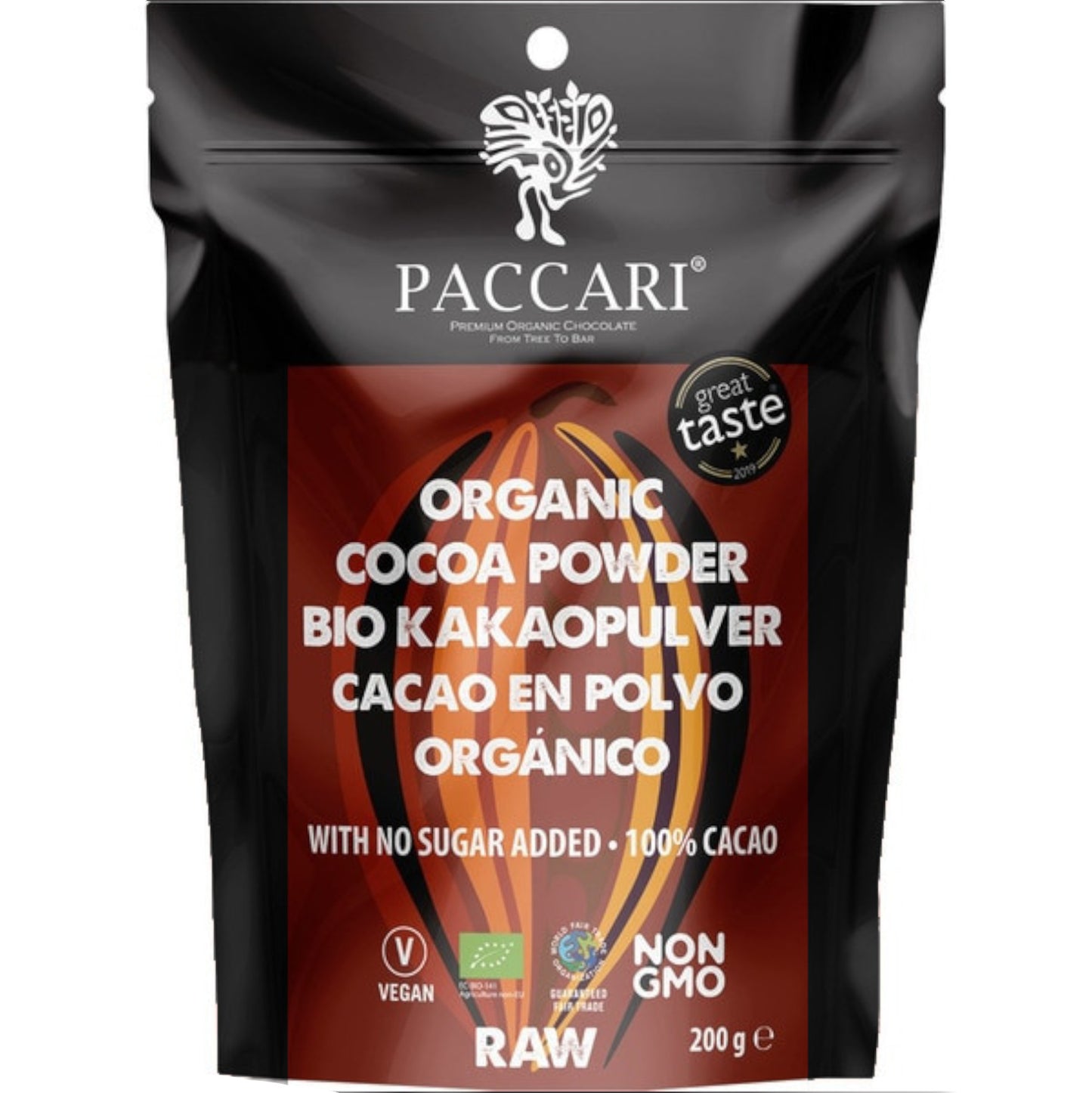 PACCARI | Rohes Bio Kakaopulver | 100% Kakao | Ecuador