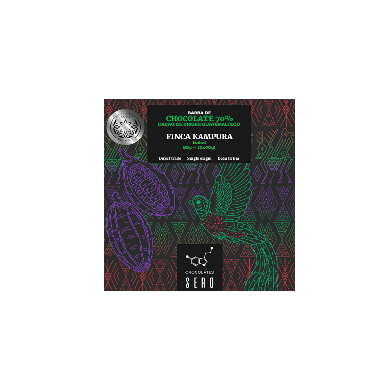 SERO | Schokolade Finca Kampura | 70% Kakao | Izabal | Guatemala