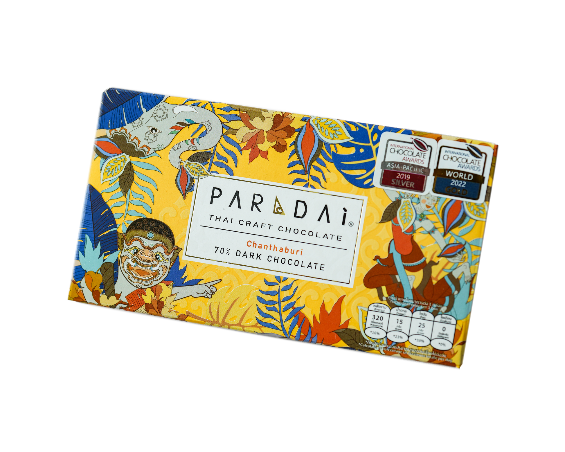 Paradai, dunkle Schokolade, Chantaburi 70%, Thailand