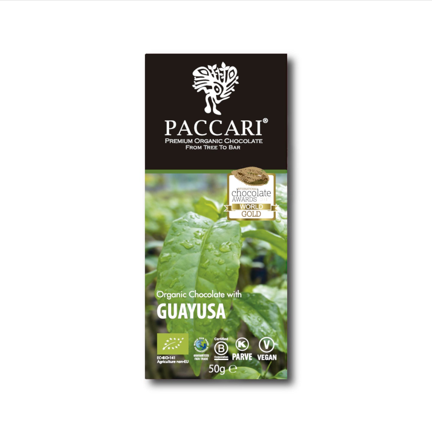 PACCARI | Bio Schokolade Guayusa | Ecuador | 60% Kakao