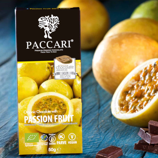 PACCARI, Bio Schokolade, Maracuja, Ecuador, 60% Kakao
