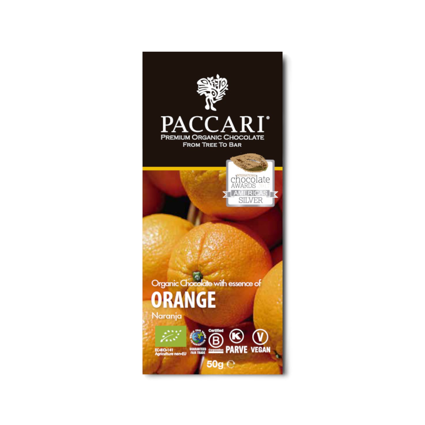 Paccari, Bio Schokolade, Orange, Ecuador