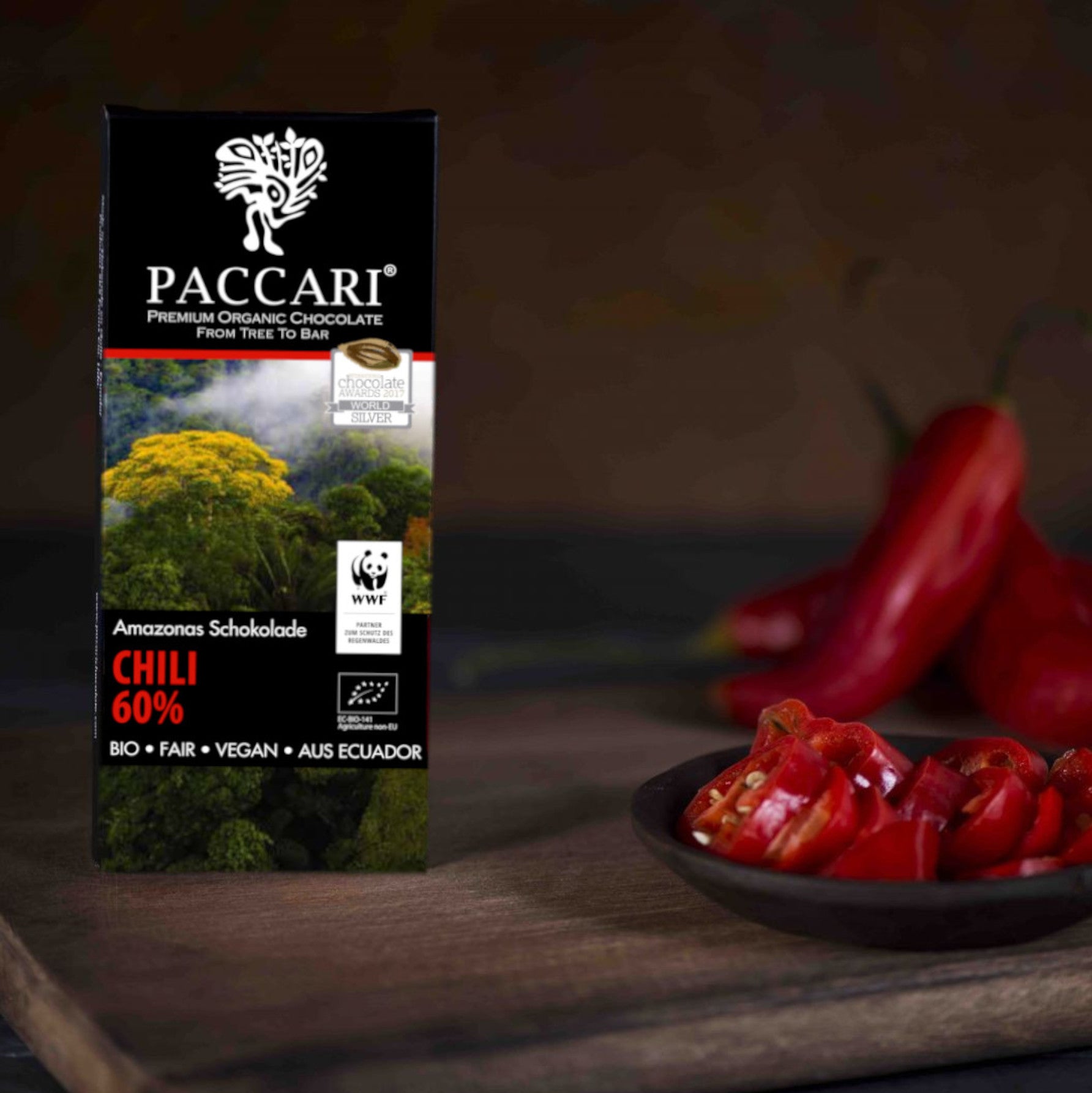 Paccari, Bio Schokolade, WWF Sonderedition, Chili, Ecuador