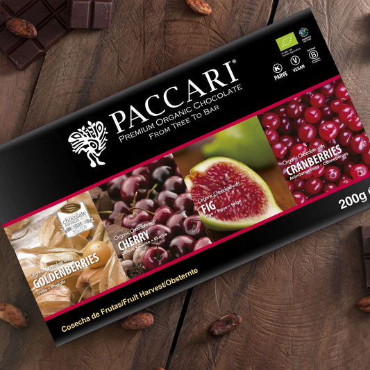 PACCARI | Bio Schokolade Geschmack der Obsternte | Ecuador | 60% Kakao