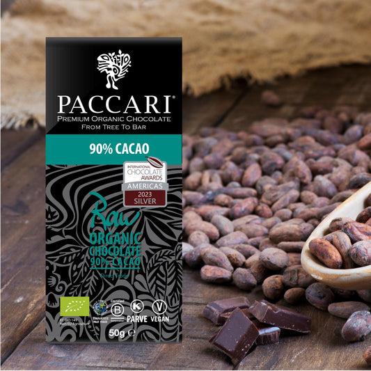 PACCARI | Rohe Bio Schokolade 90% | Ecuador | 90% Kakao