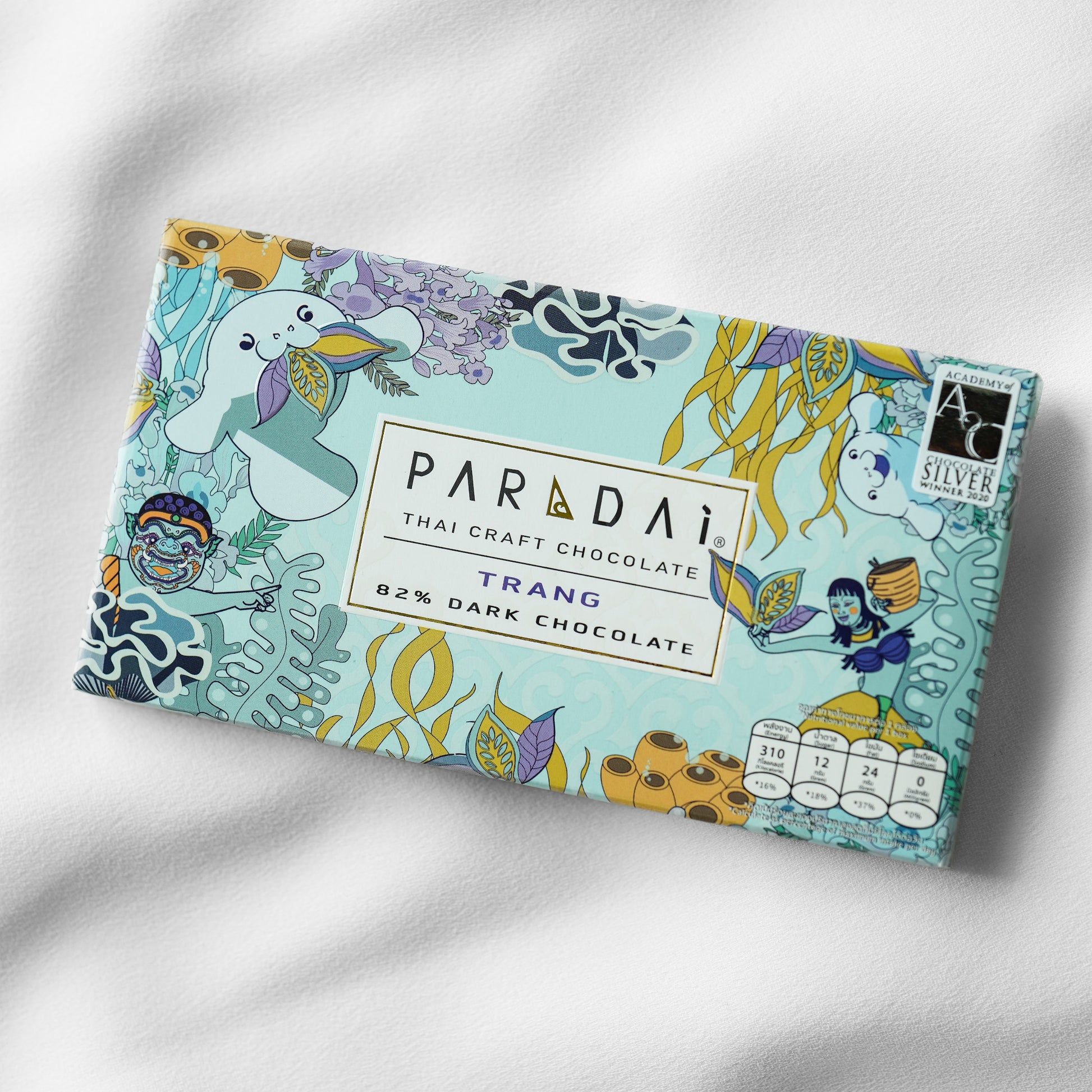 Paradai, single origin Schokolade, Trang 82%, Thailand