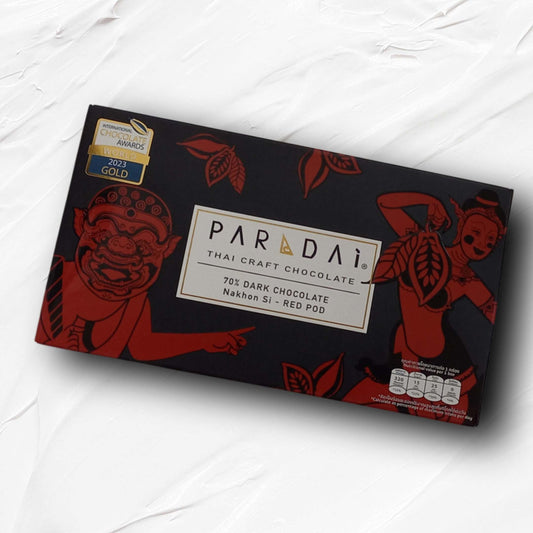 Paradai, dunkle Schokolade, Nakhon Si Red Pod 75, Thailand