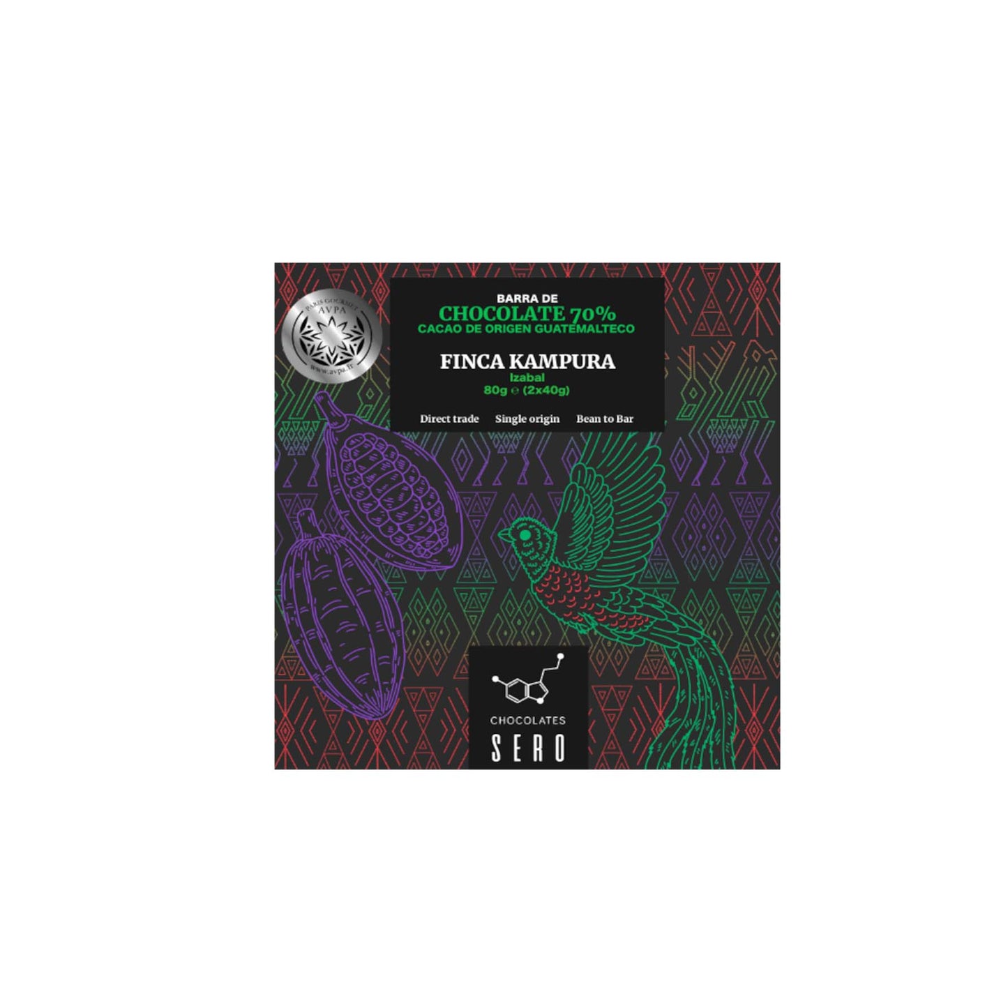 SERO, Schokolade Finca Kampura, 70% Kakao, Izabal, Guatemala
